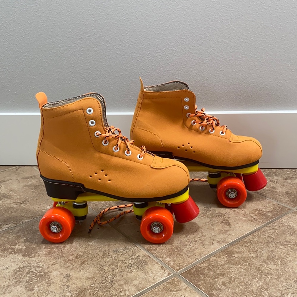 Orange Roller Skates Size 8/9